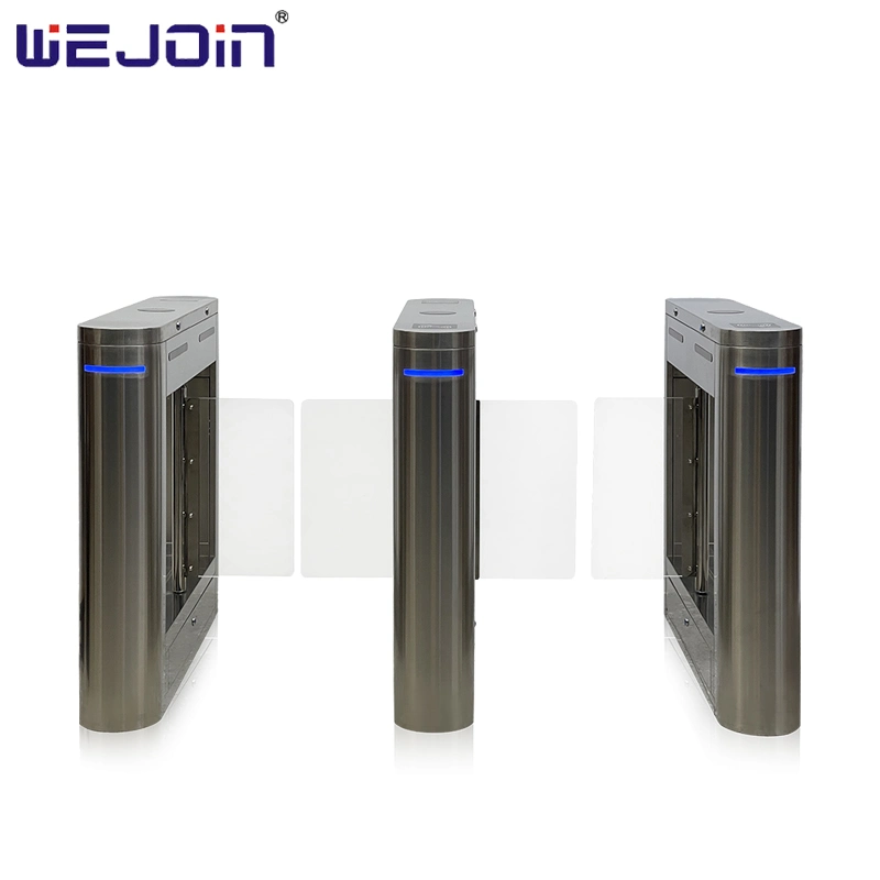 High Security Waist Height Pedestrian Swing Turnstile Barrier Gate