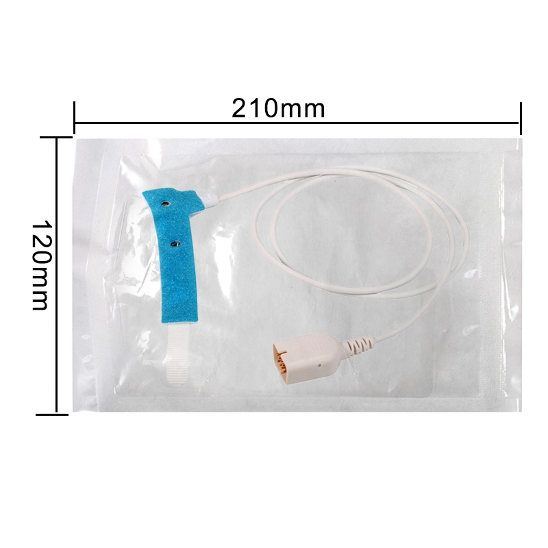 Disposable SpO2 Sensor Probes Blue Foam for Nihon Kohden