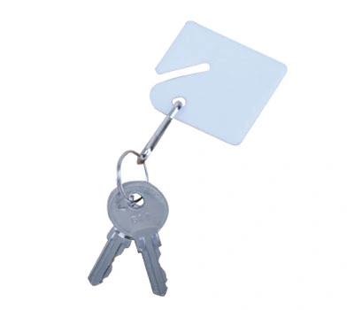 Cheap Plastic Key Tags with Key Ring Kt-52