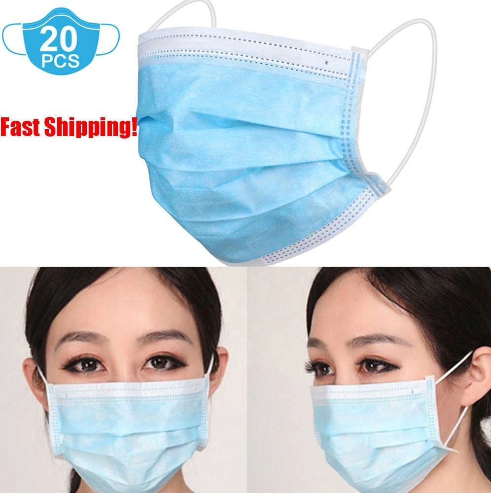 3 Ply Non-Medical Mask Ear-Loop Face Mask Disposable Non-Woven Mask
