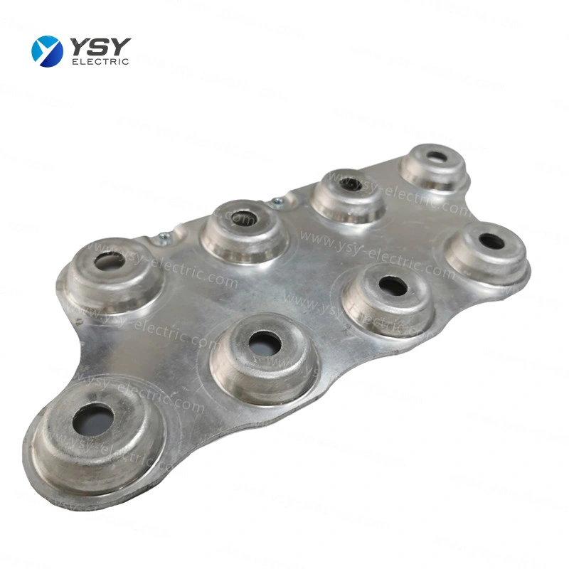 Customized Raw Material Metal Continous Stamping Tapping Drilling Parts