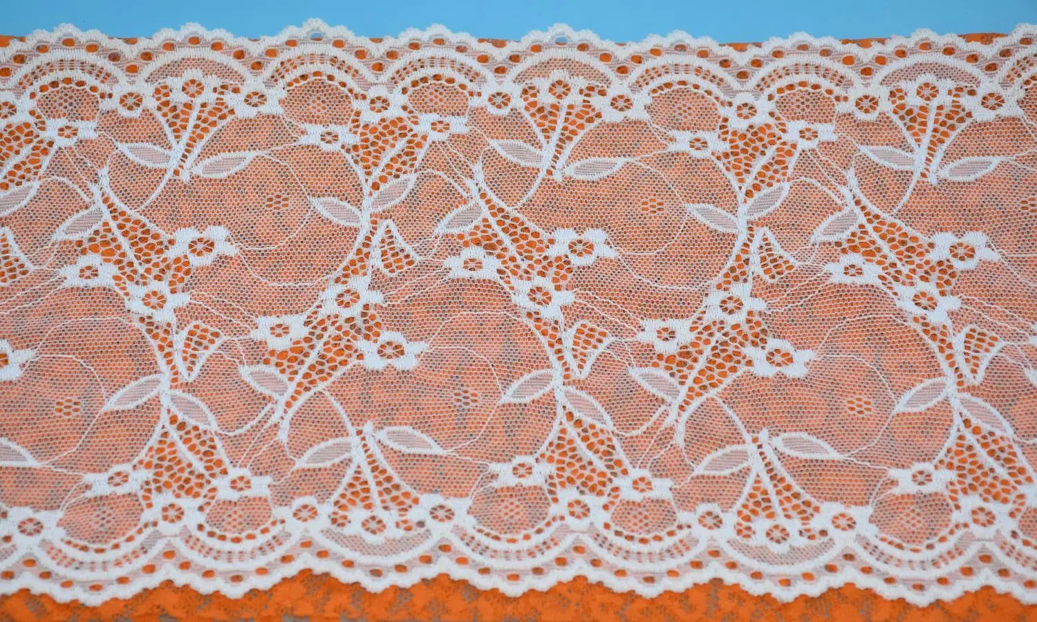 Tela de alta calidad personalizada 3D Raschel Lace Fabric