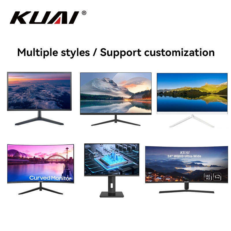 Ku Ai Monitor 21,5 Zoll Business Office Desktop Monitor FHD 1080p 75Hz PC Monitor VA Panel LCD-Display