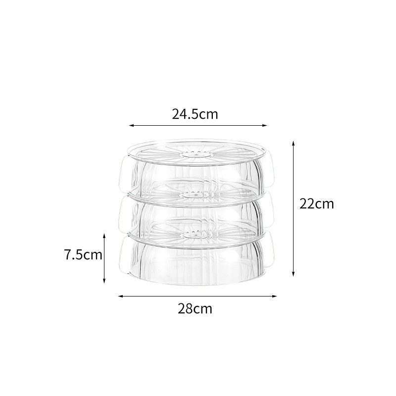 Aislamiento transparente cubierta vegetal plegable mesa de restaurante la Comida de la cubierta de techo