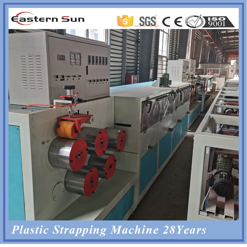 Plastic Pet PP Packing Tape Strap Band Extrusion Making Machine / Pet PP Packing Tape Band Production Line