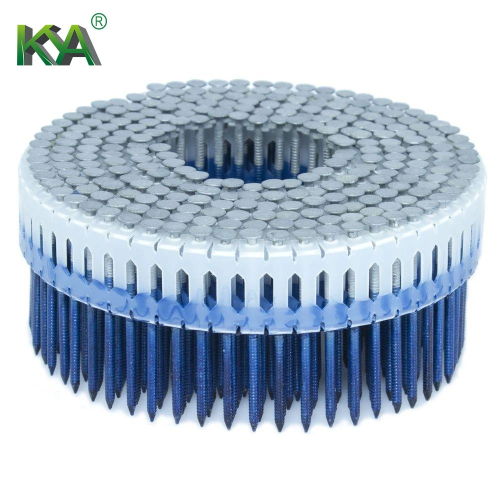 0&15 Degree 0.092X 2" Plastic Coil Nail for Timber & Softer Pine Framing Material