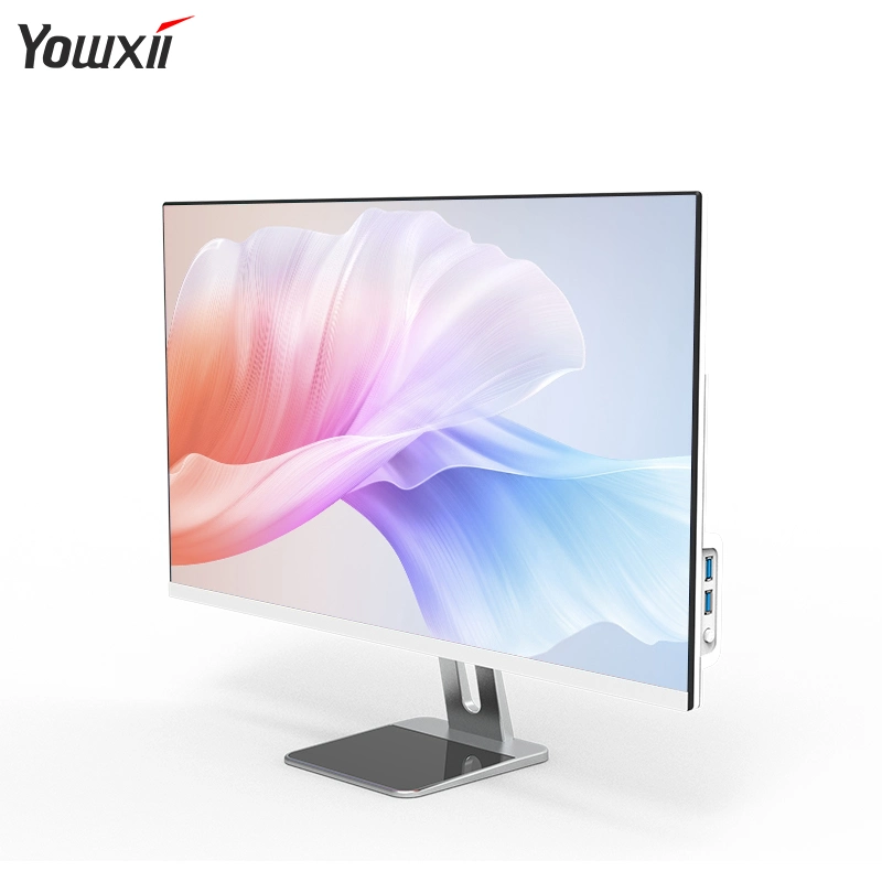 Yowxii 23.8 Inch Frameless Aio Office Use Computer ODM Business PC Desktop Lift Bracket Touch All in One PC LCD Computer