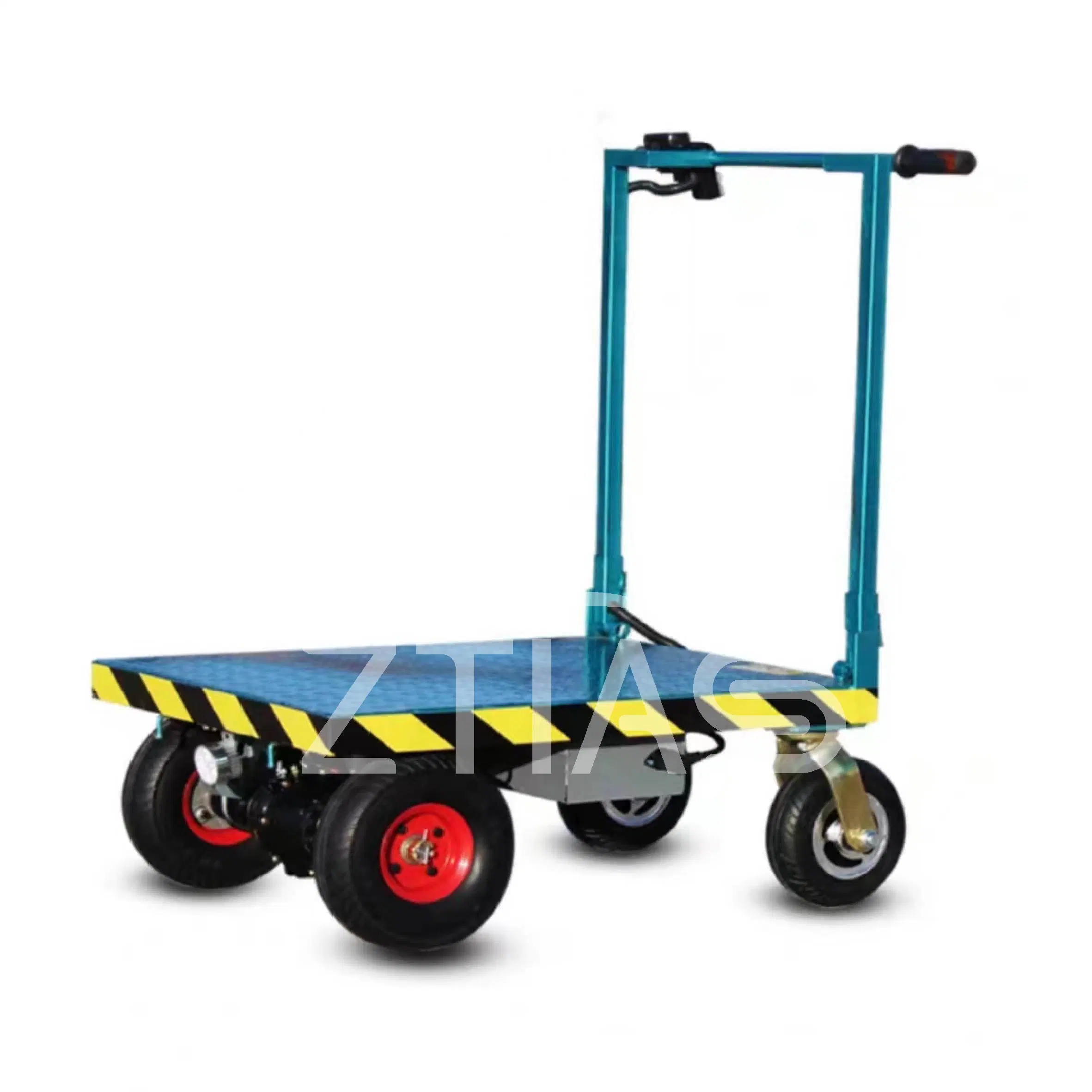 Workshop Transfer Cart Electric Flat Rail Car for Industrial Transferring Small Warehouse Cargo Trolley