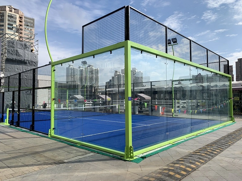 2023 Hot Selling Panoramic Padel Court Canchas De Padel Outdoor for Mexico