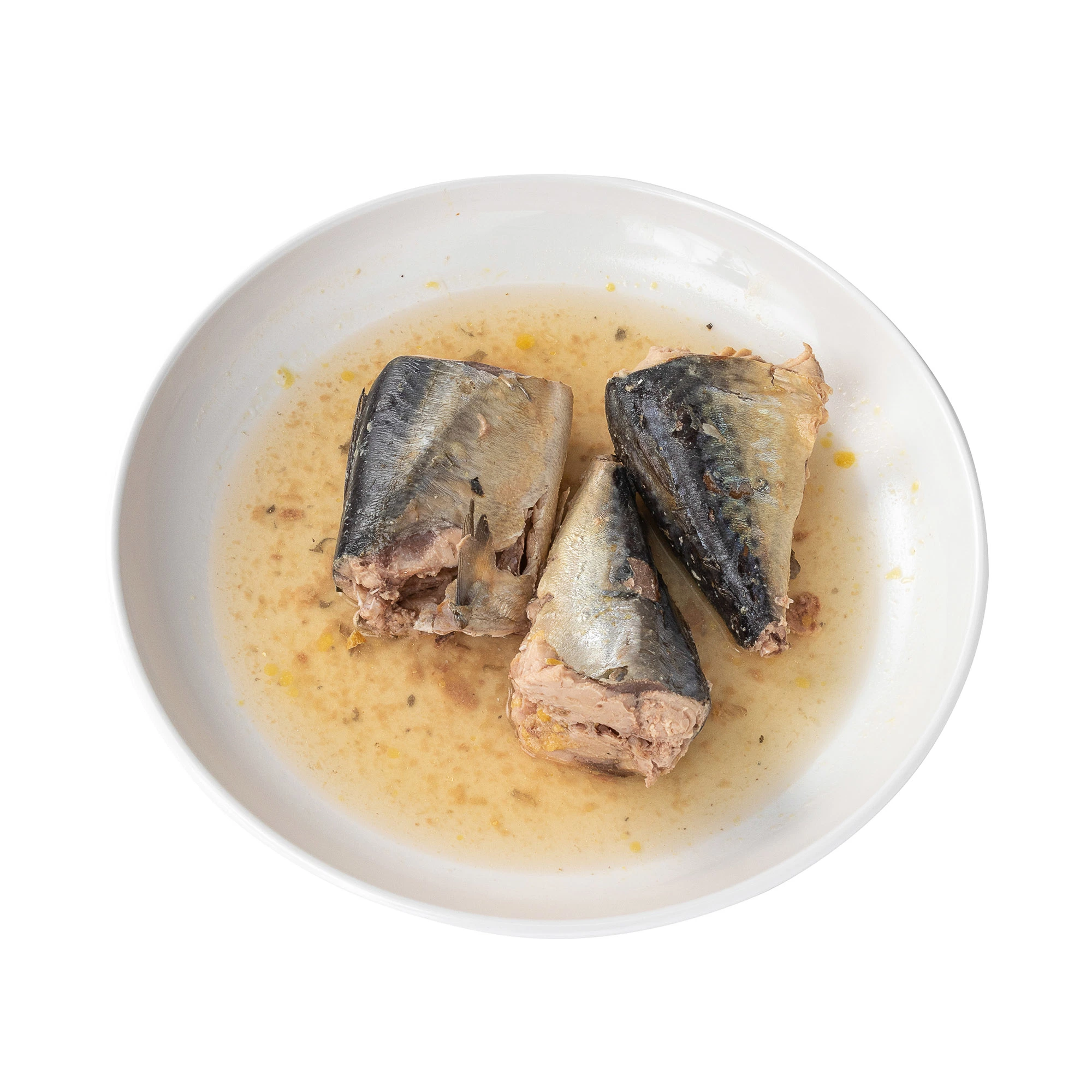 Health Seafood Canned Mackerel Fish in Brine with OEM