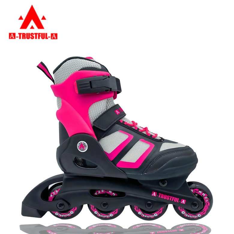 2023 Hot Sale Plastic Base Roller Skates Adjustable Kids Inline Skates