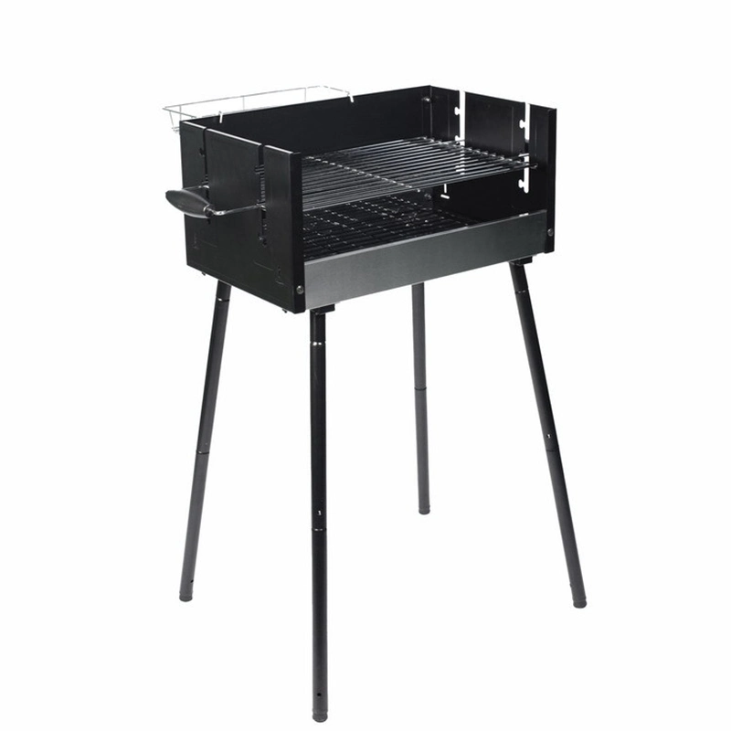 Bon prix Outdoor Camping Jardin d'accueil portable épaissies en acier inoxydable de haute capacité de charbon de bois Barbecue