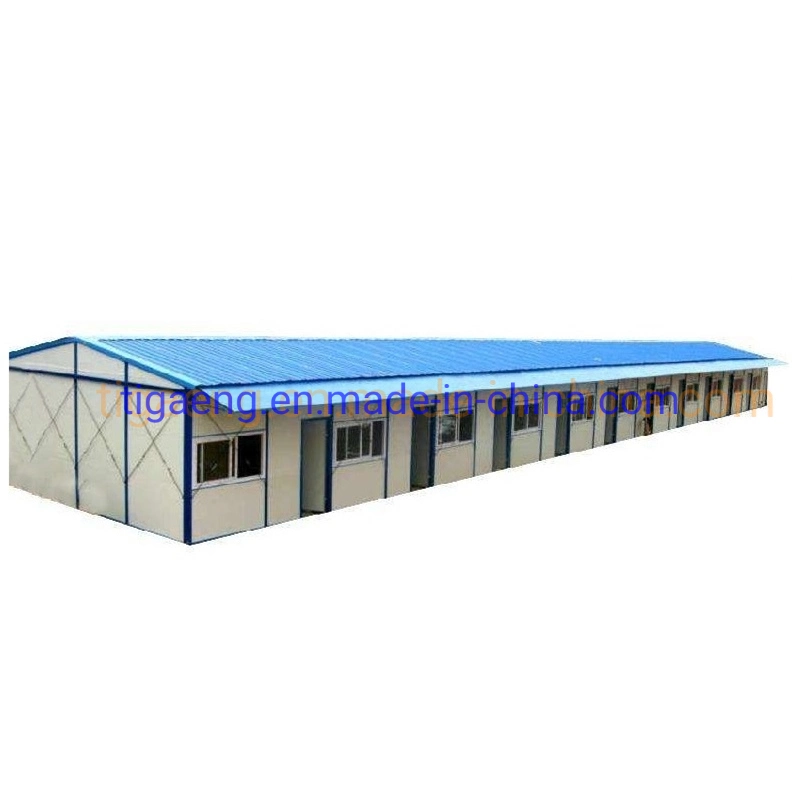 Labor Steel Frame Dormitory Plan Prefabricated House with CE Certificate