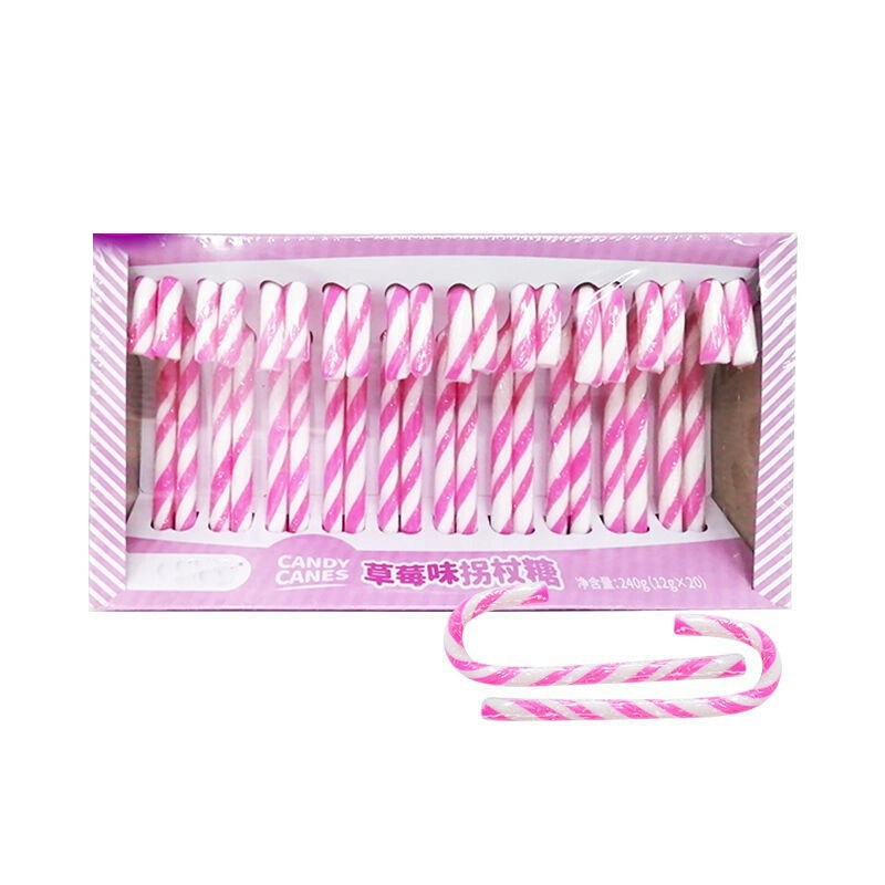 Sweet Mini Sugar Candy Cane Shape Lollies Candy