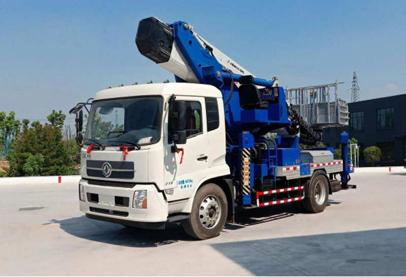 45m Telescopic Boom Aerial Work Vehicle Climbing Vehicle