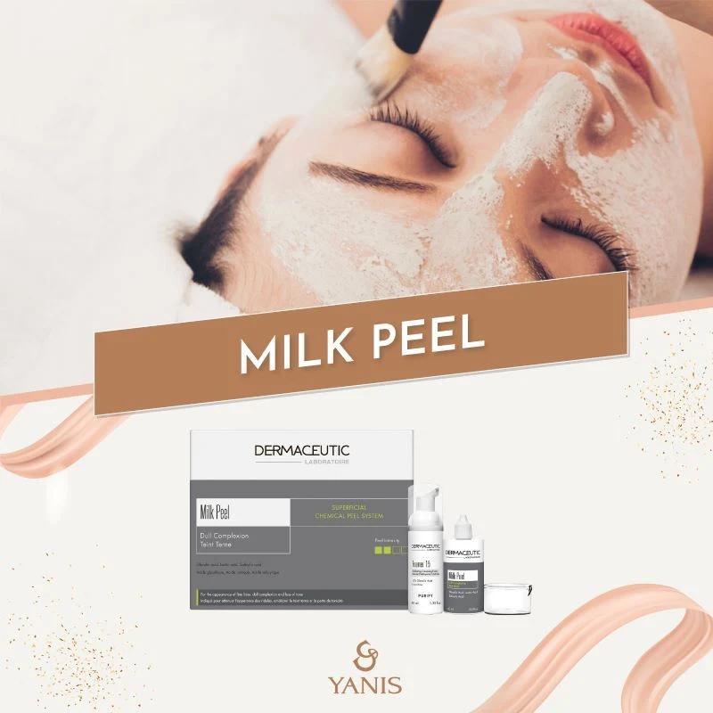 Dermaceutic Milk Peel Body Whitening and Lighten Acne Marks Making The Skin Shiny