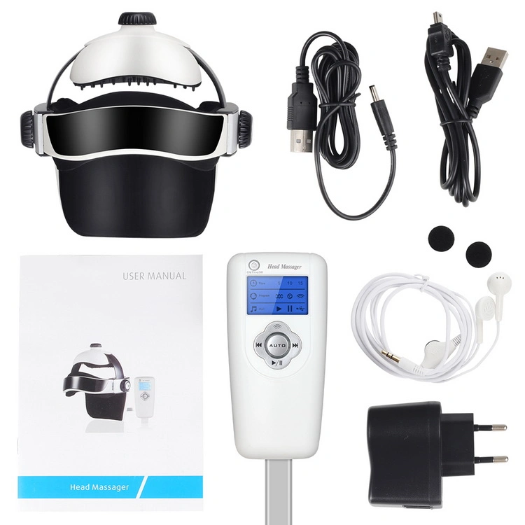 Portable Home Use Releaxing Electric Head Massager with Music Player