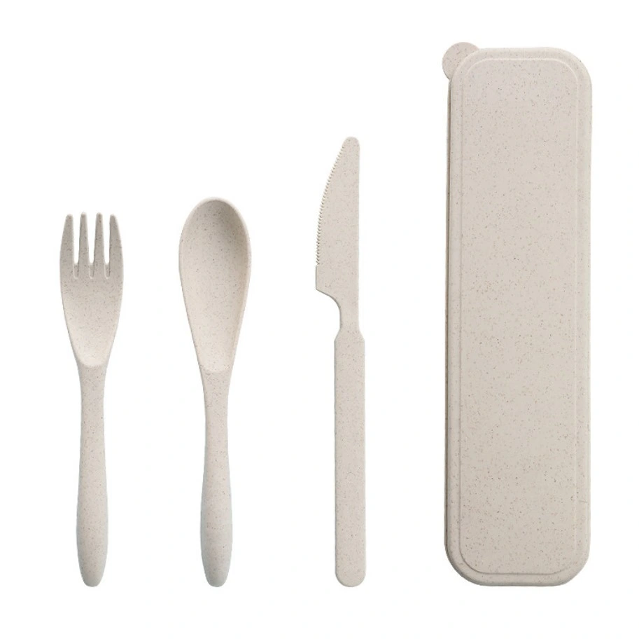 Biodegradable Straw Wheat Fiber Tableware Dinner Set