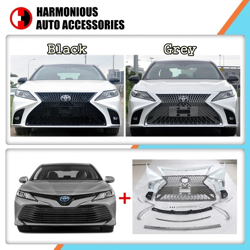 Piezas de coche LX estilo kits de carrocería para Toyota Camry 2018 2020 Cambio de la cara del parachoques delantero