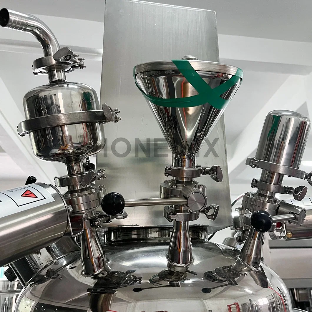 Honemix 200L Vacuum Mixer Homogenizer Machine, Food Grade Homogenizer and Mixer Cosmetic