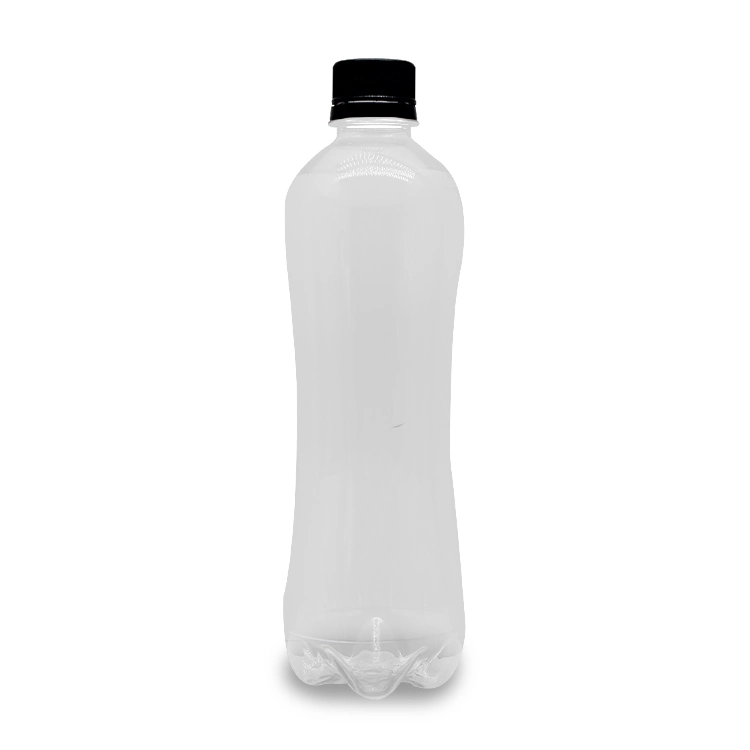 Bouteilles d'eau en plastique jetables Emballage de boissons Bouteilles en plastique transparentes personnalisées vides de 500 ml pour soda.