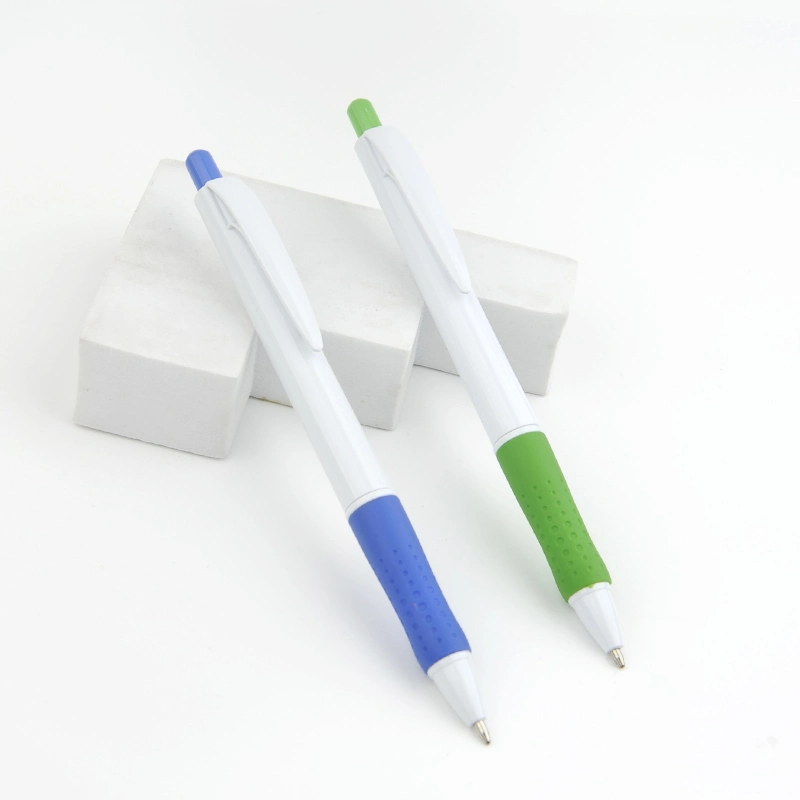 Wholesale/Supplier Stationery White Personalized Logo Adverstising Plastic Ball Point Pen