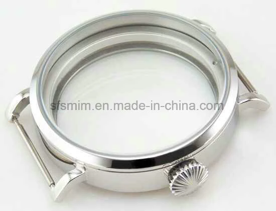 CNC Machining Parts Stainless Steel Round Watch Case Polished Finish