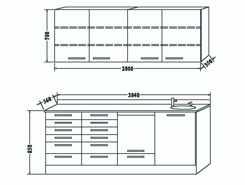 Fabrik Customized Schrank Küche