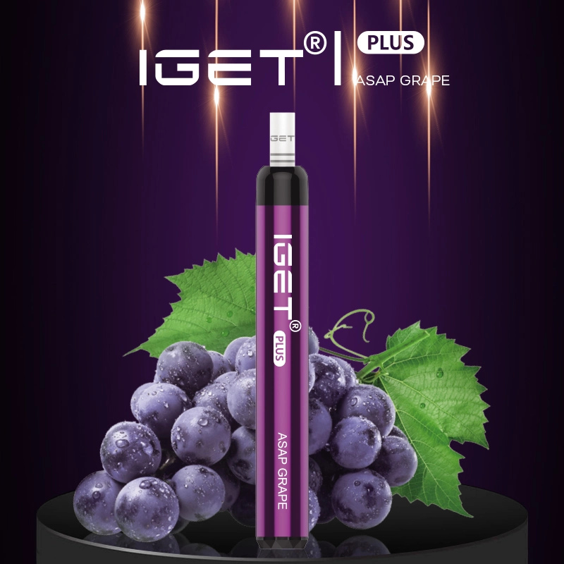 Iget Plus Electronic Cigar 1200puffs Vaporizer Mod Kit Red Wine