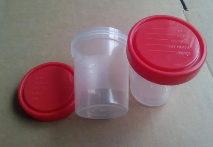 Disposable 120ml Urine Specimen Container, PP Material