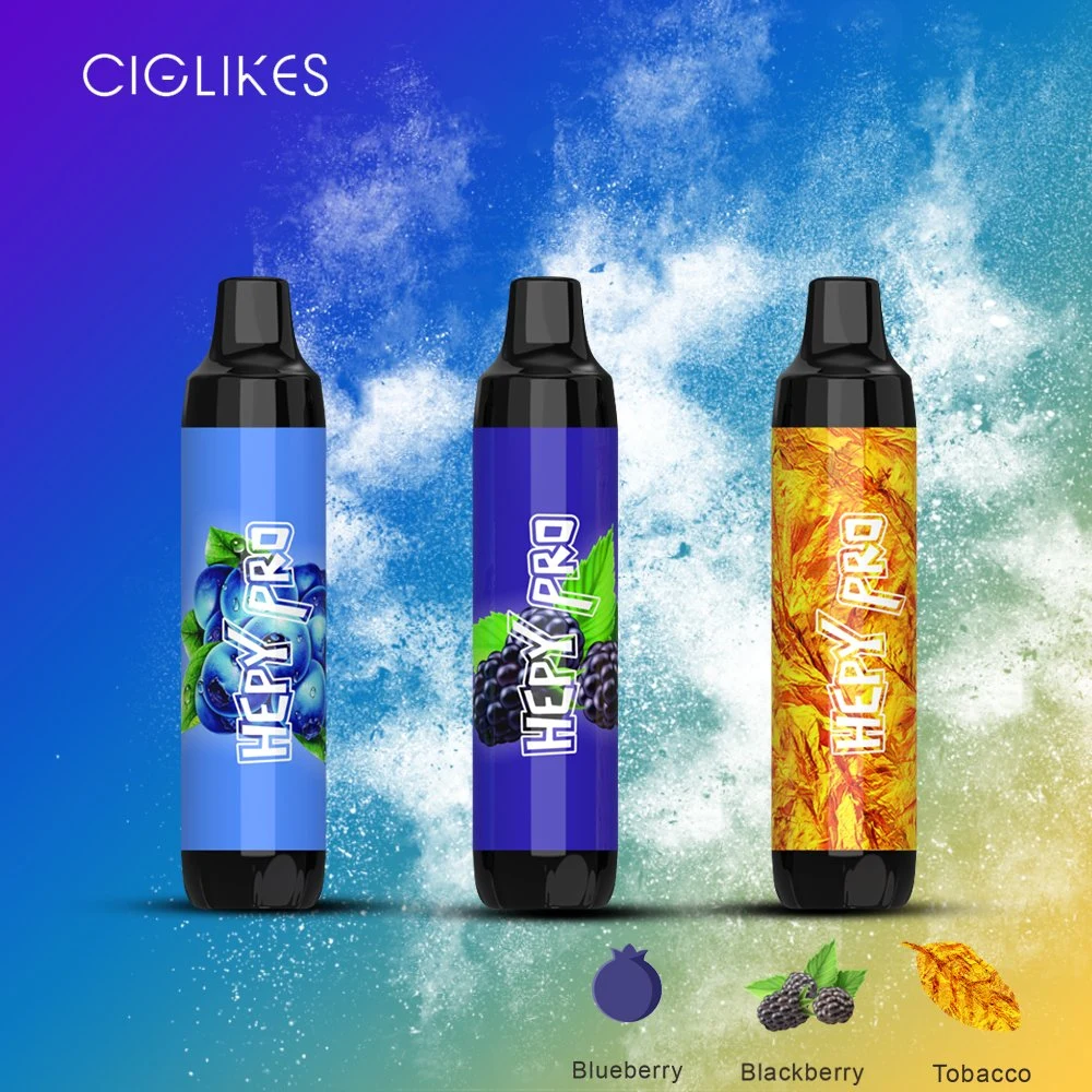 Buen servicio Hepy PRO 2500 Puffs desechables estilo lápiz Ciglikes Púff Plus Mayoreo Smok Mod Mosmo Pod Lio