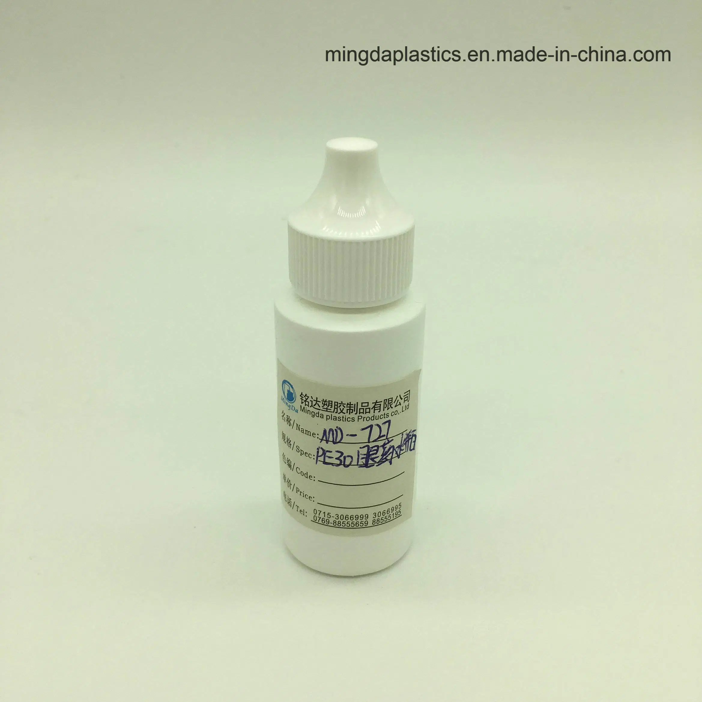 30cc PET/HDPE Kunststoff Augentropfen Flasche Medizin Tablette Gesundheitspflegeprodukte Behälter/Behälter