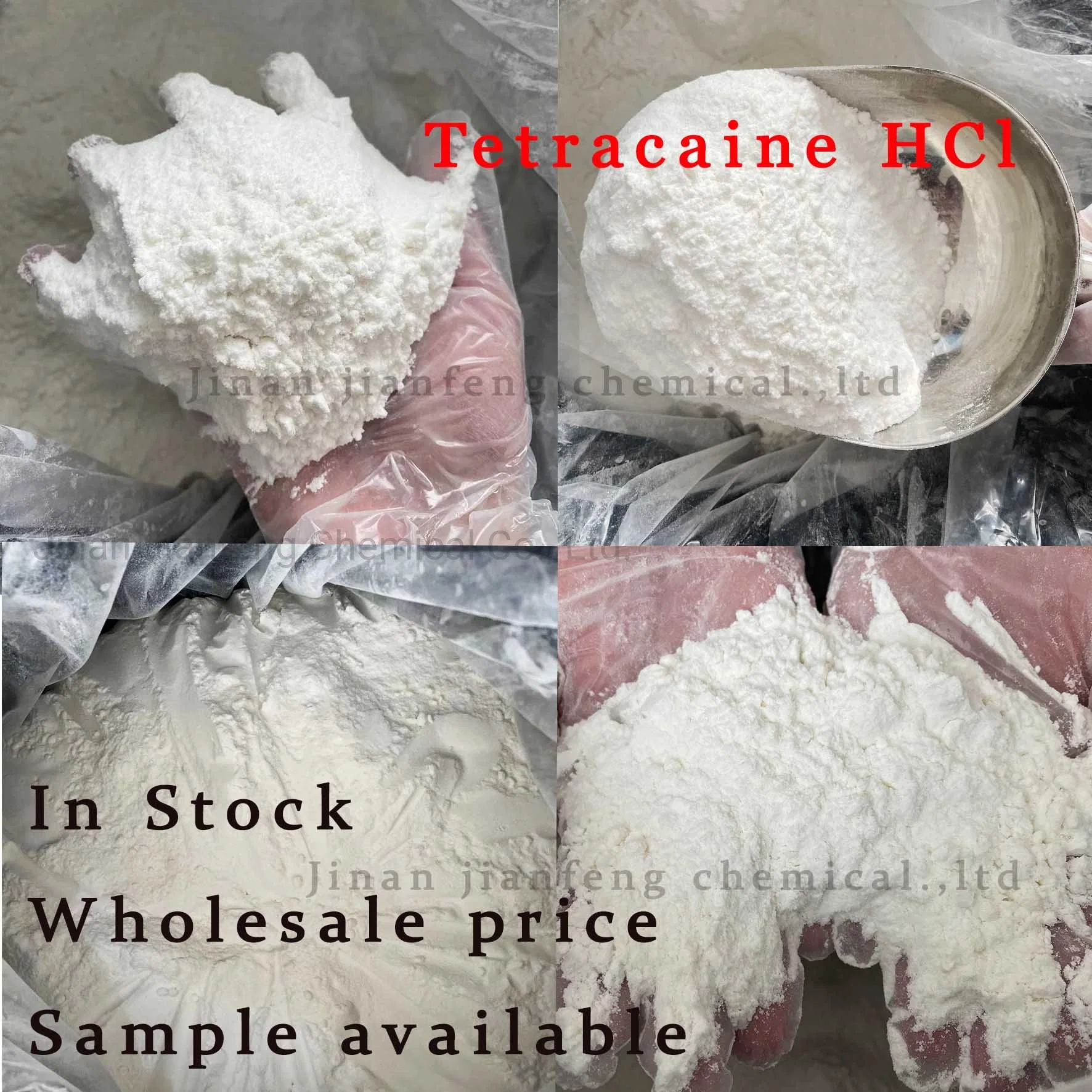 Несколькими проводами питания Jianfeng местных анестетиков порошок 99% Tetracaine HCl/лидокаина/Procaine базы