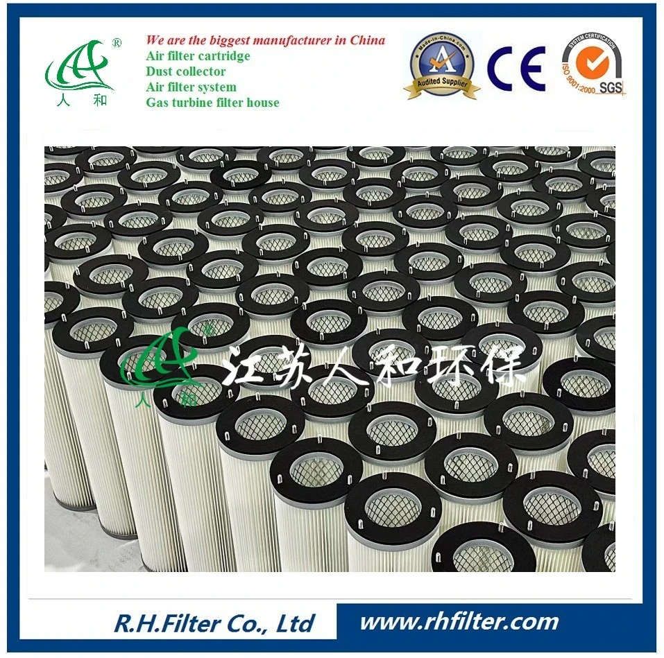 Renhe Ccaf Industrial Synthetic Fiber Air Powder Dust Cartridge Filter