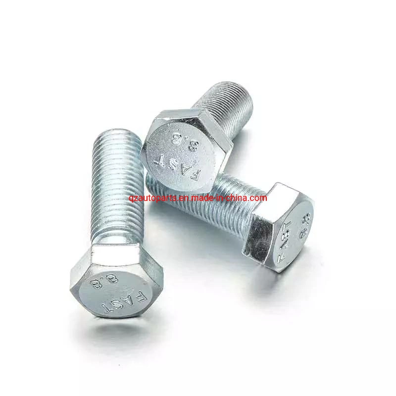 Popular los tornillos de cabeza hexagonal de acero de grado 8.8 DIN tornillo hex.