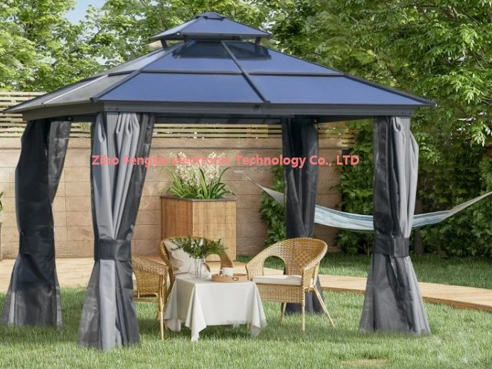 Cheap Aluminum Manufacture Metal Line Outdoor Canopy BBQ Garden Gazebo Tent