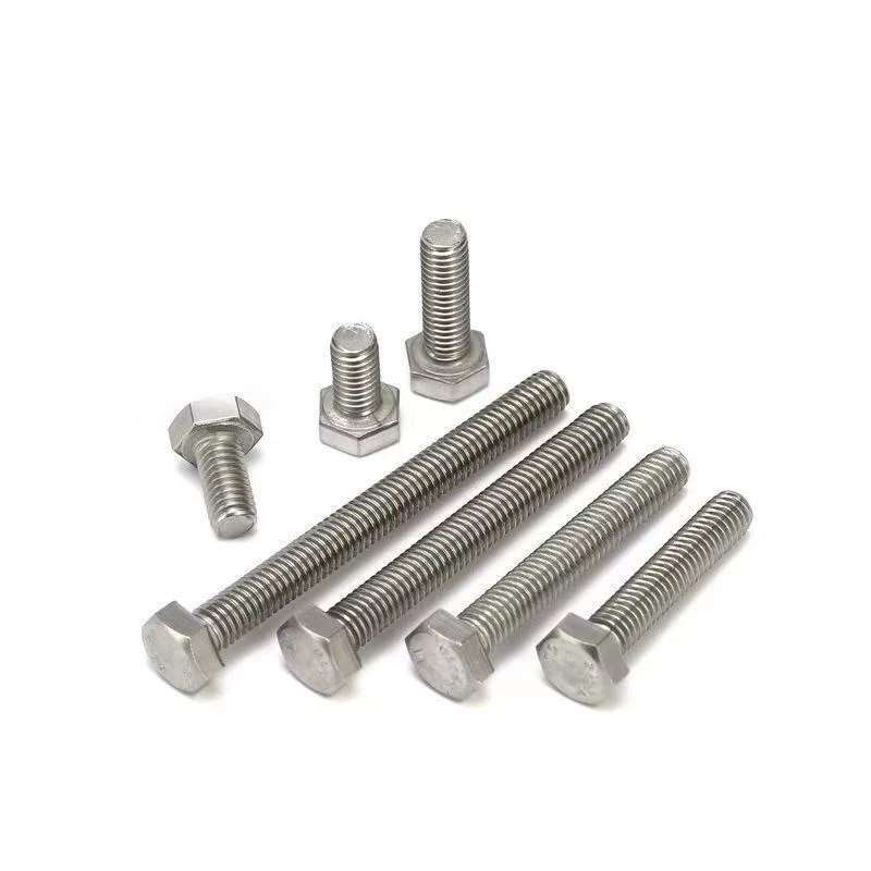 DIN933 Stainless Steel A4 A2 Metric Hex Head Machine Screws Bolt