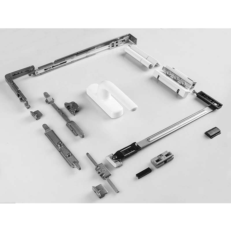 Door and Window Accessories Hardware System Tilt-Turn Window Hardware System Casement Curtain Window Hardware System with Fork Handle