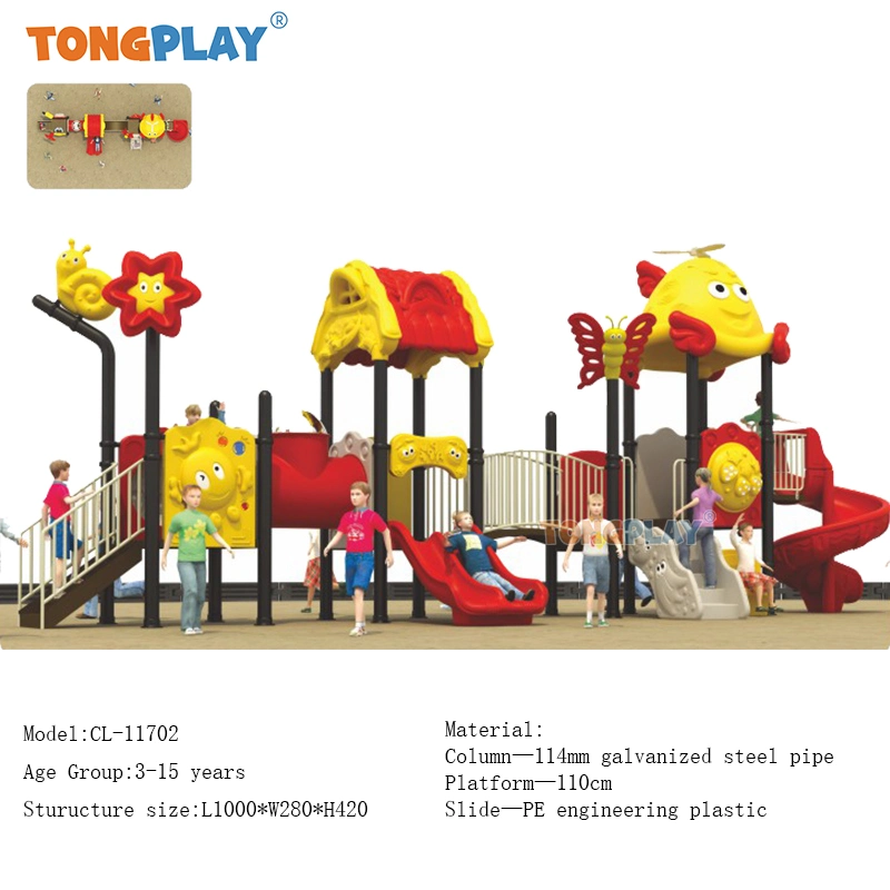 Plastic Playground Equipment Venta de Juegos de Parque de Juegos