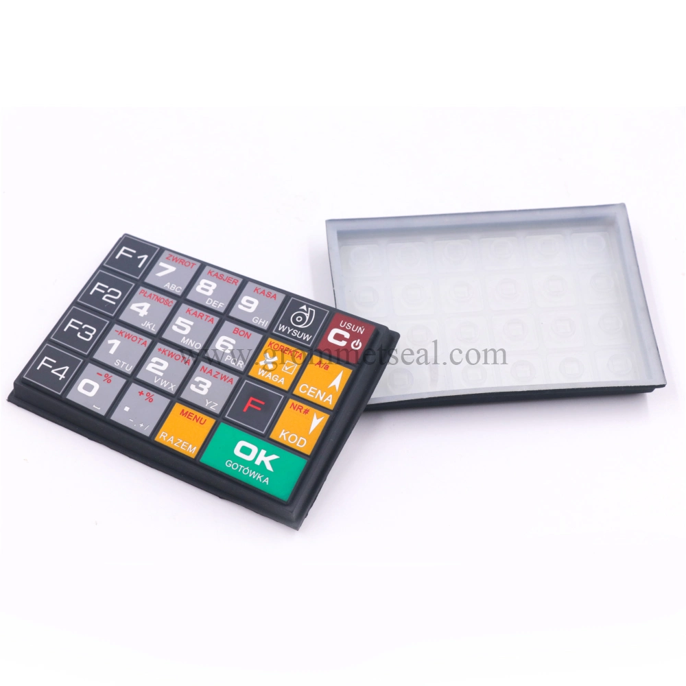 Custom Silicone Laser Etchinng Illuminated Backlight Rubber Keypad