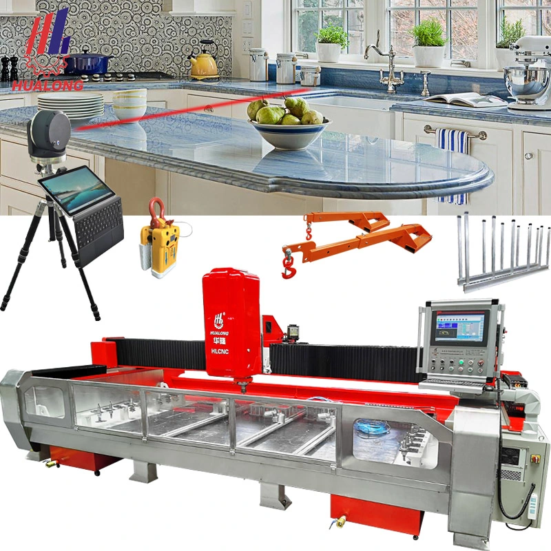 Bcmc Multifunktionsmaschine mit 3 Achsen für CNC Steinverarbeitung Fräsen und Bohren