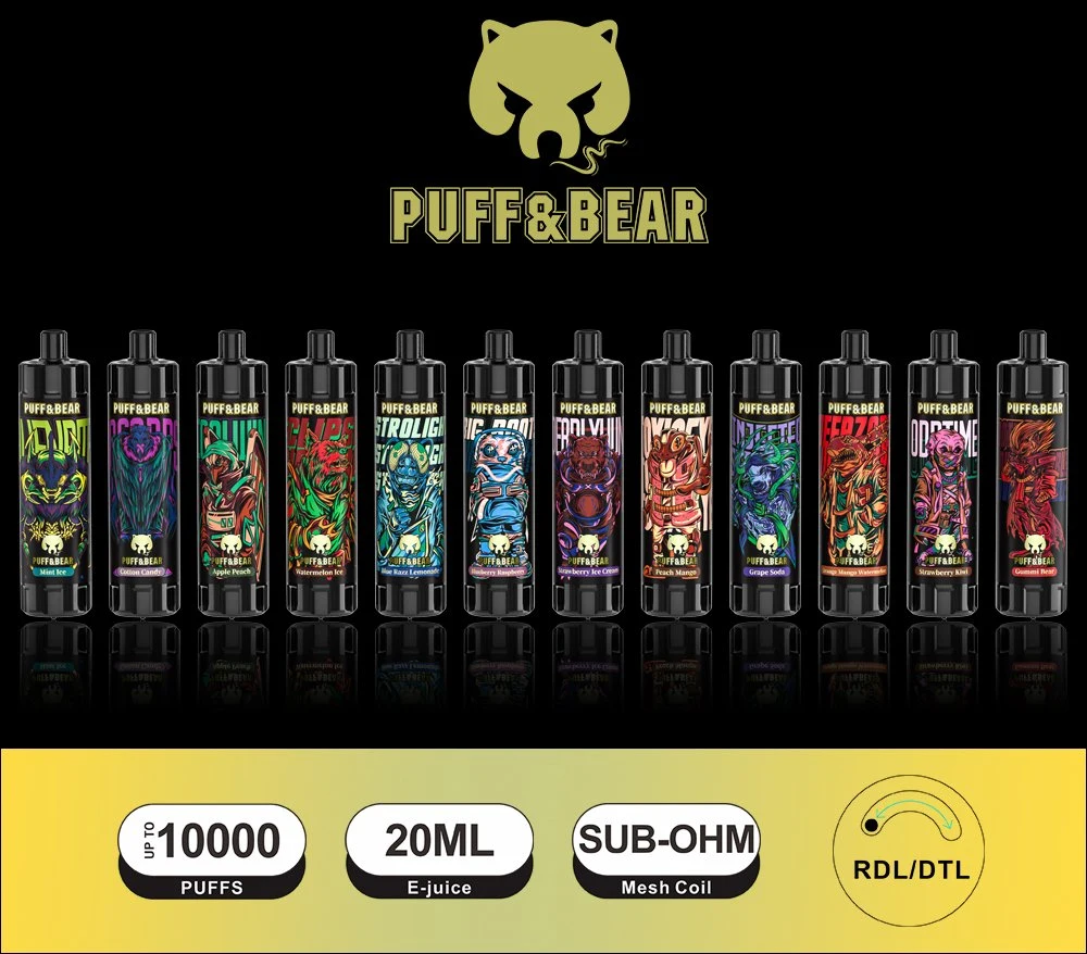 10000 Puffs Caja desechable para zumo de cápsula lápiz desechable VAPE OEM E-Cigarette Bar desechable VAPE 10000 Bar