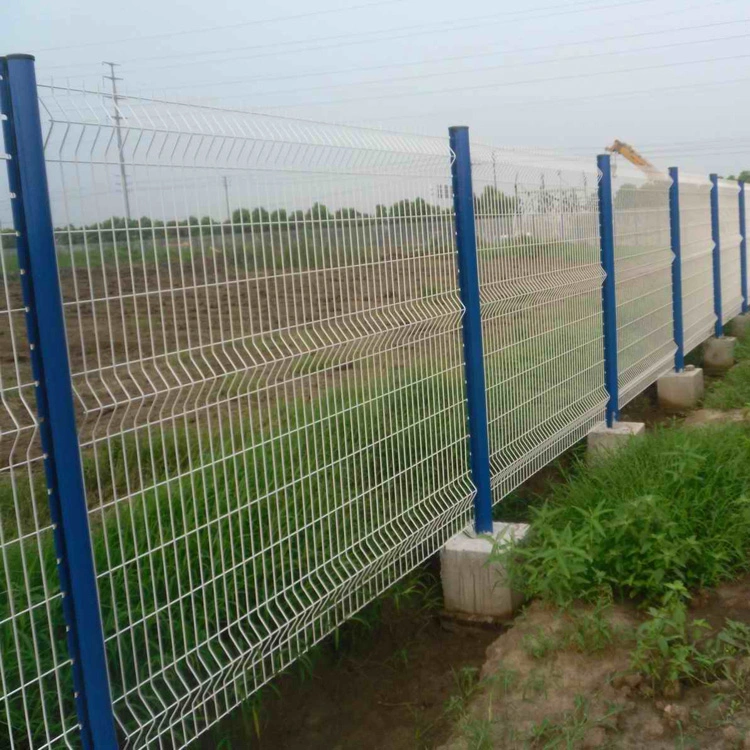 Plastic Coated Metal Welded Mesh Fence Panel/PVC Coated Welded Wire Mesh Panel