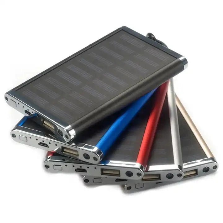 Ultra-Thin Aluminum Alloy Charging Bag 30000mAh USB Mobile Phone Solar Charger