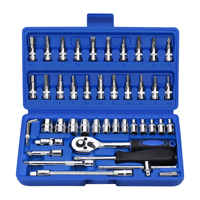 Goldmoon Reparatur Auto Hand Combo Schnurlose Sockel Hardware-Tool-Set Schraubenschlüssel