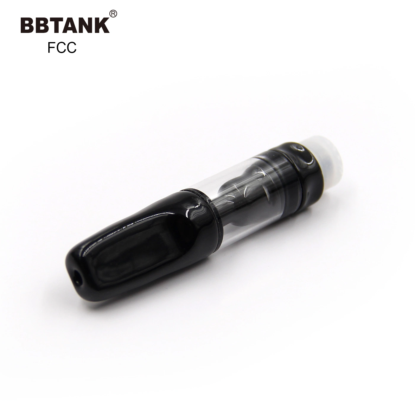 510 de alta calidad rosca Bbtank Hhc Vape Tanque de vidrio sin plomo blanco Vaporizador de 0,5 ml 1ml total de Cerámica Vape Atomizer