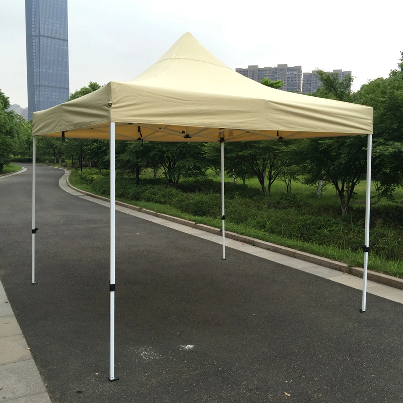 3X3m Tan Outdoor Steel Folding Tent Pop up Gazebo