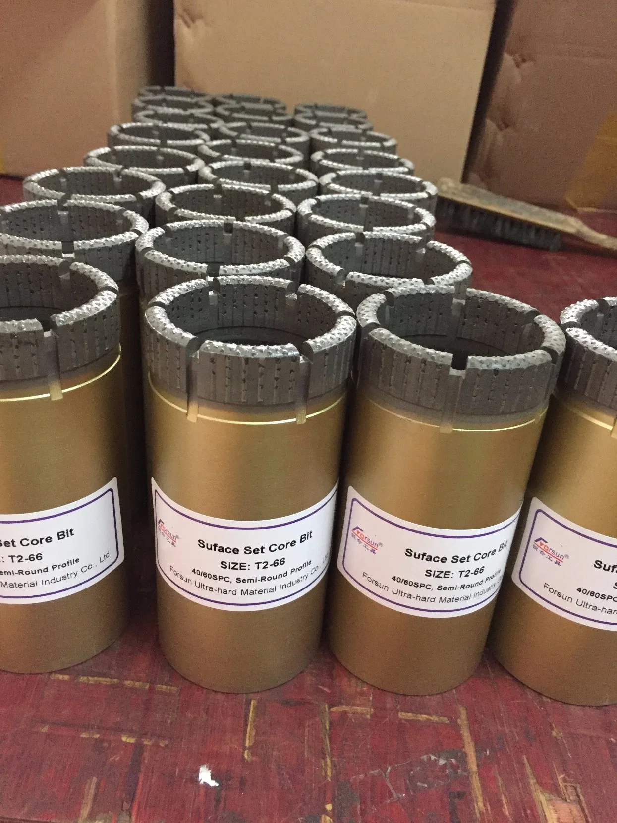 T2-66 Surface Set Diamond Core Drill Bit