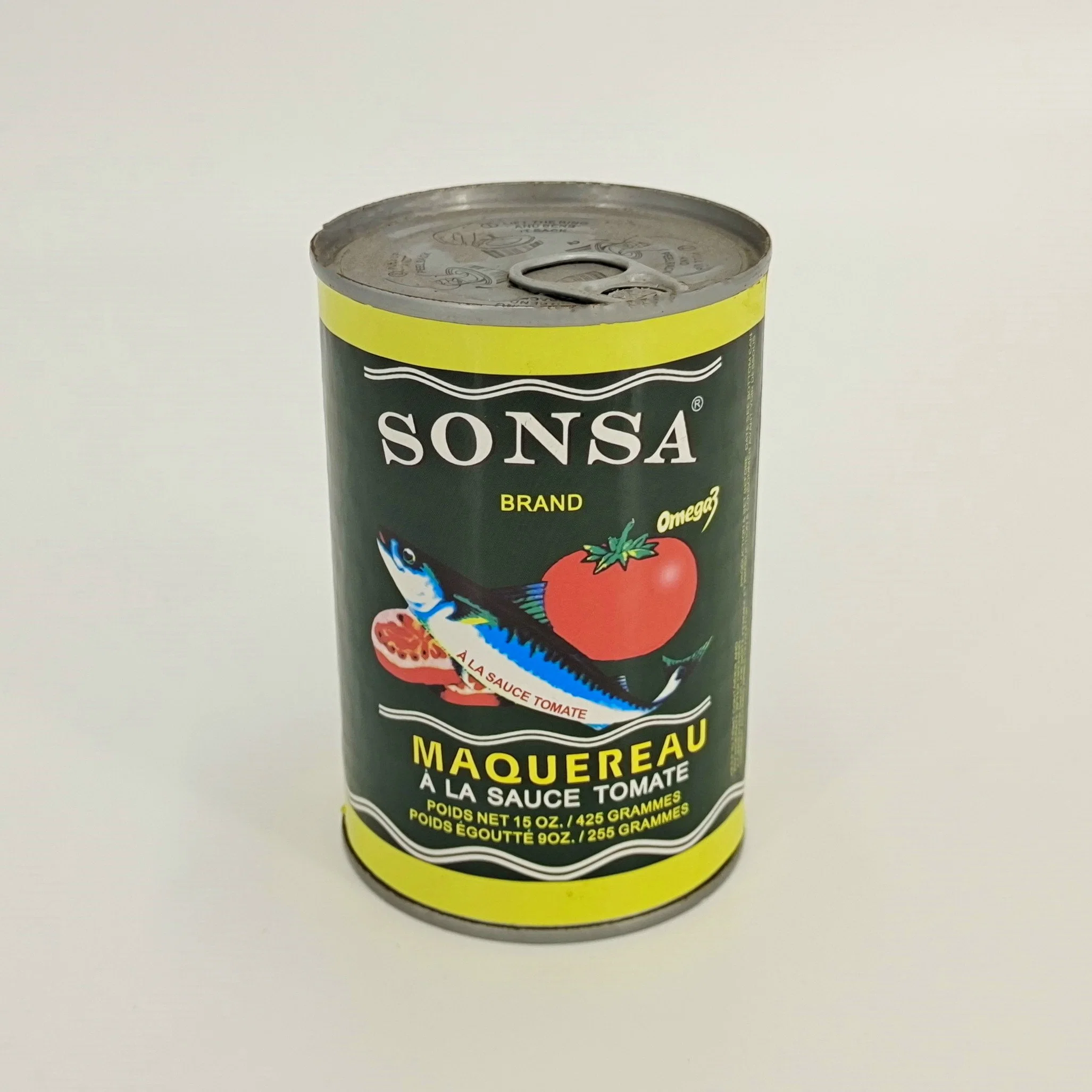 New Arrival Canned Mackerel in Tomato Sauce 425g with Best Price