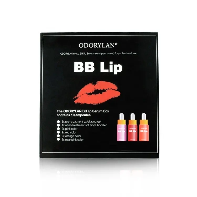 Odorylan SPA Semi Permanent Lip Gloss Multi Color Makeup Bb Cream Lips Serum for Beauty